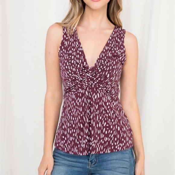 Trend Setter Diva Boutique Tops - Plum Cream Top